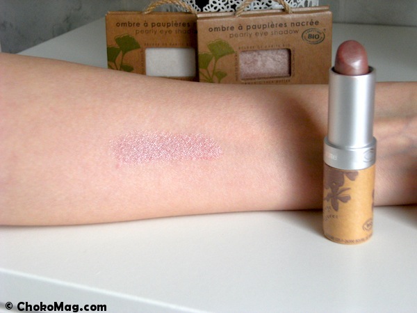 swatch rouge à lèvres couleur caramel