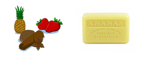 savon de marseille ananas gourmand et cuisinier
