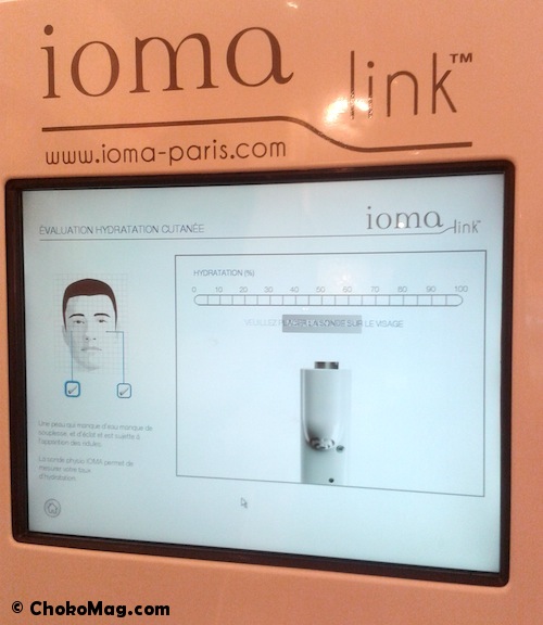 machine analyse de peau ioma link