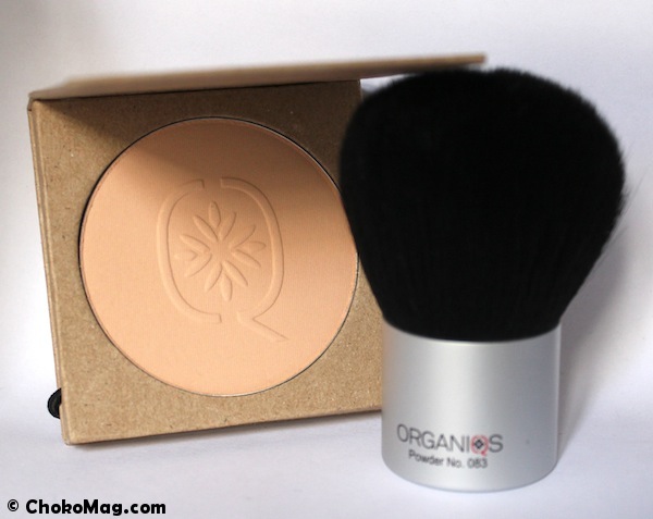poudre compacte bio beige naturel organiqs