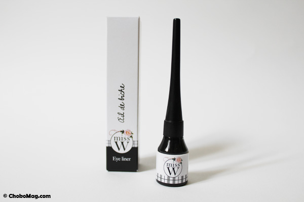 liner encre pinceau noir de la marque bio Miss W du groupe Nature Cos
