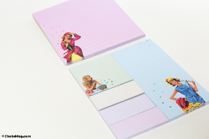 carnet pin up post it et marque page 
