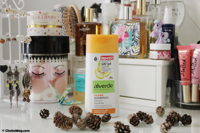 alverde shampooing abricot