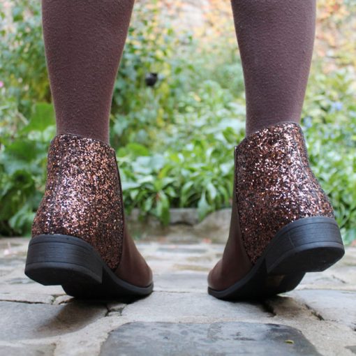 bottines à paillettes cendriyon