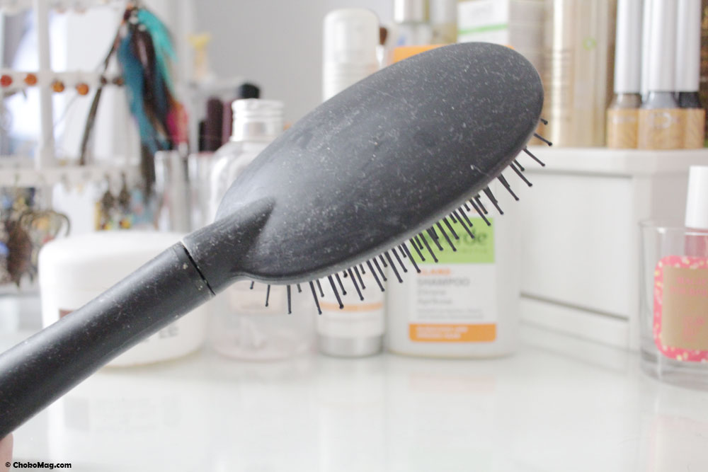 brosse cheveux à jeter