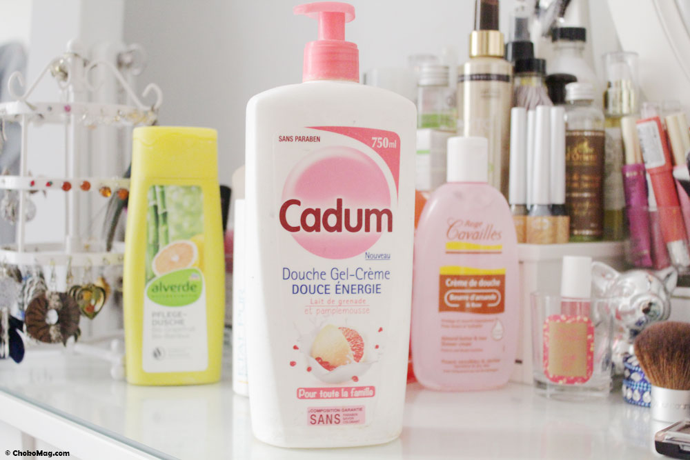 cadum lait de grenade et pamplemousse