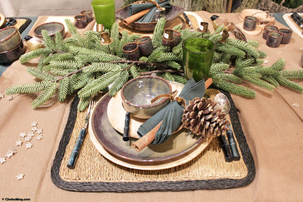 centre de table de noel borgo delle tovaglie