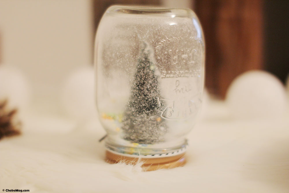 diy mason jar de noel décorative