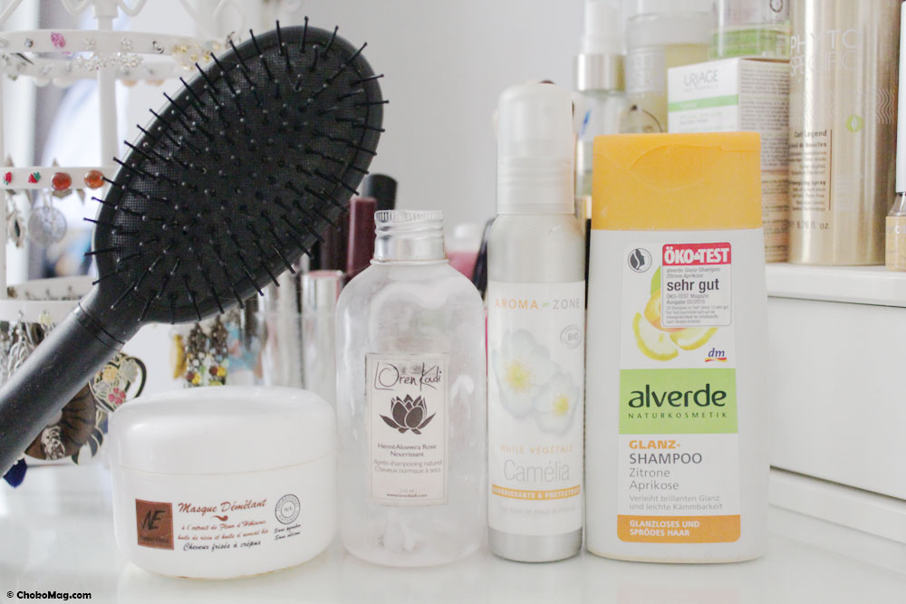 brosse et soins cheveux à jeter