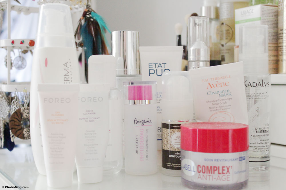 soins visage terminés