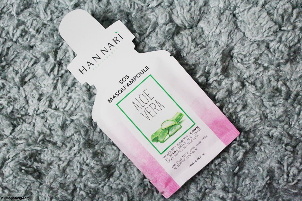 aloe vera sheet mask han nari