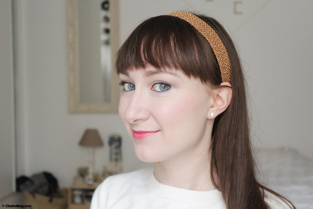 coiffure sage avec headband