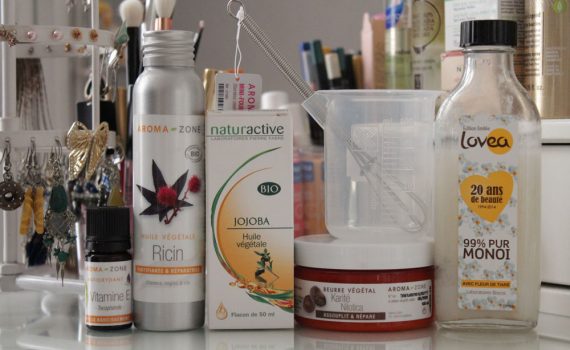 recette cheveux maison à base d'huile