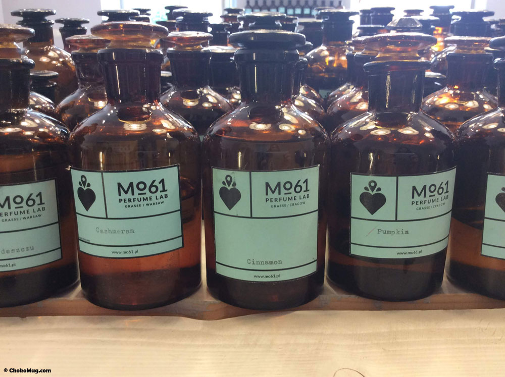 Concept store de parfums sur mesure Mo61 à Cracovie