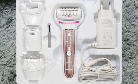 Accessoires fournis avec épilateur Panasonic