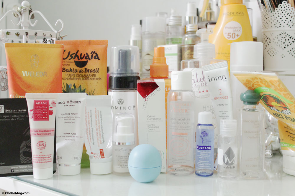 Produits de beauté finis en mai 2018