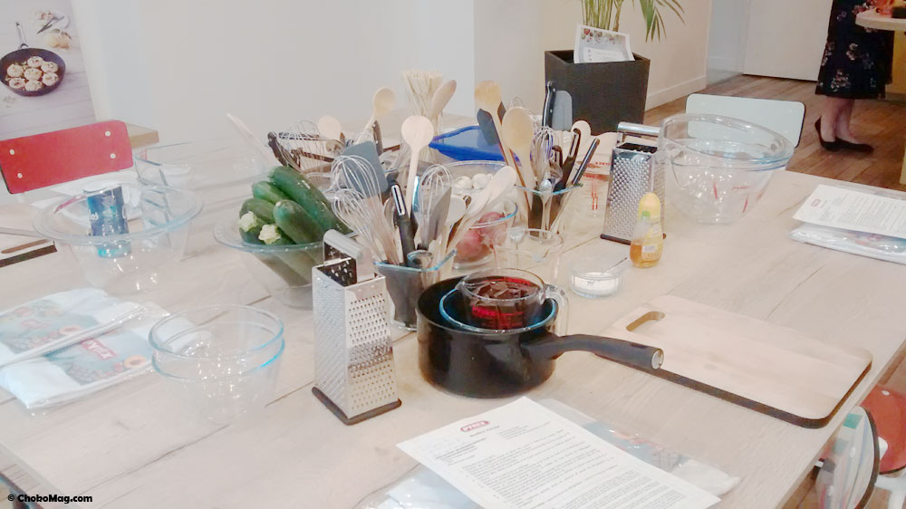 Cours de cuisine Pyrex