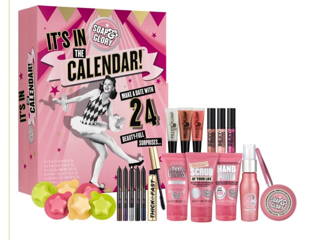 Calendrier avent soap&glory