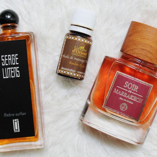 Ma collection de parfums ambrés