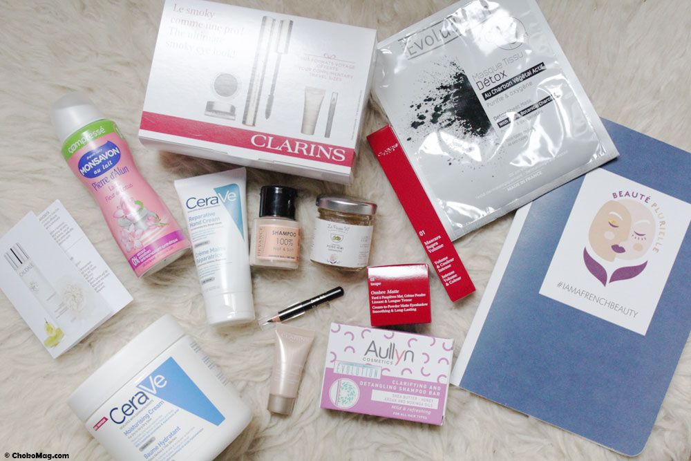 Produits reçus pour test lors de la remise des prix