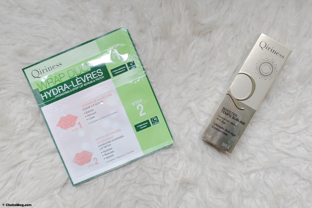 Wrap duo lèvres et elixir temps sublime de Qiriness