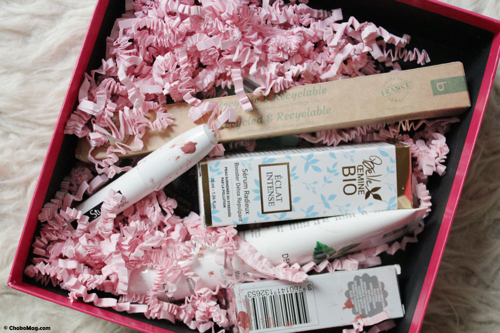 Biotyfull box avec produit ouvert à réception