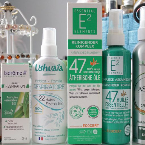 Mon avis sur plusieurs sprays purifiants de parapharmacie ou GMS