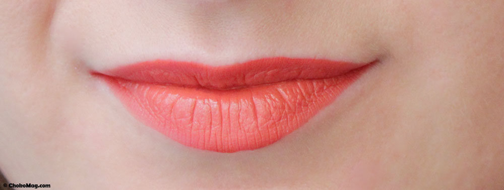 Swatch rouge à lèvres Maryam Maquillage