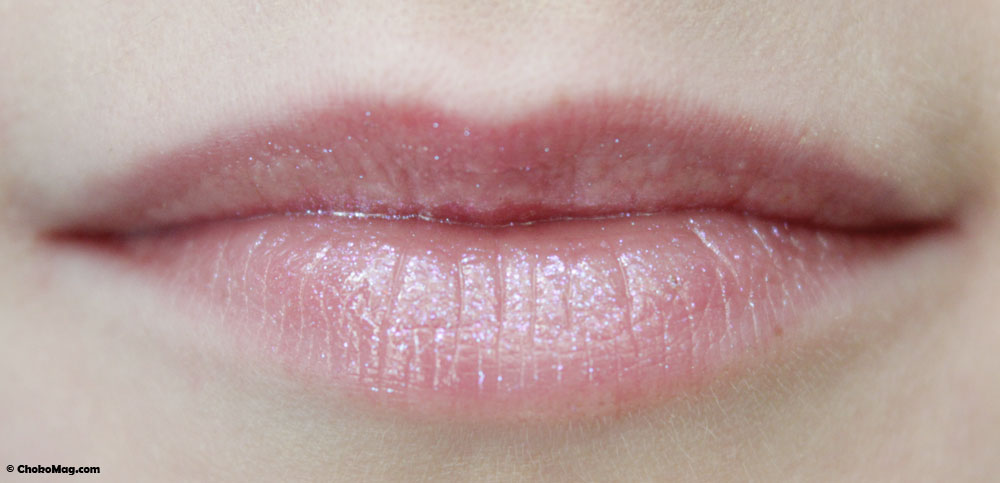Swatch lip icing bleu seul