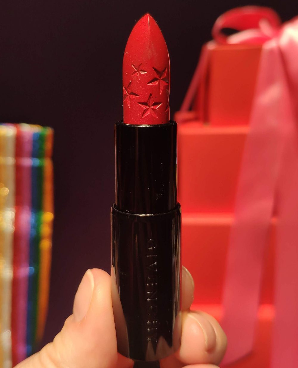 Rouge à lèvres Givenchy Noël vendu au Printemps