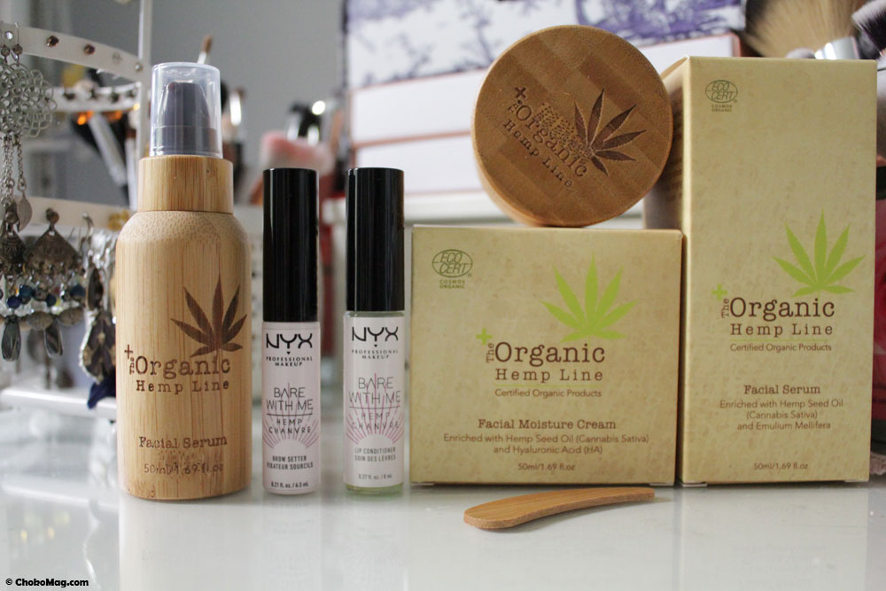 Organic Hempline et gamme NYX au chanvre